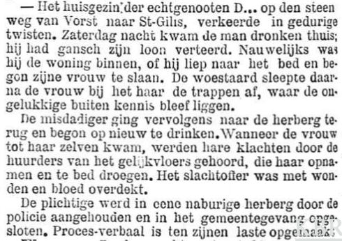 Het Nieuws Van Den Dag, 4 september 1894 Ach vaderlief, toe drink niet meer